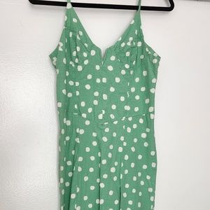 Urban outfitters Green polka dot dress